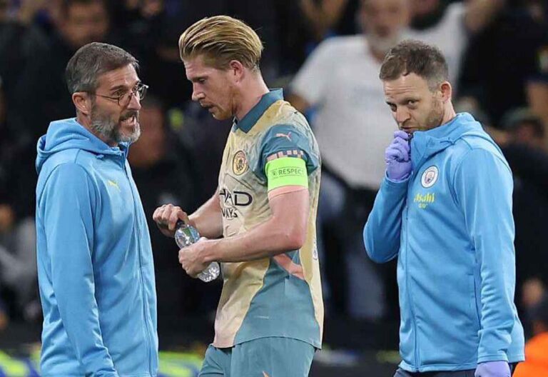 Kevin de bruyne injury