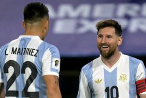 Lautaro Martinez scores again in Argentina vs Peru