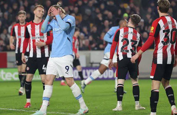 Brentford come back to draw Manchester City