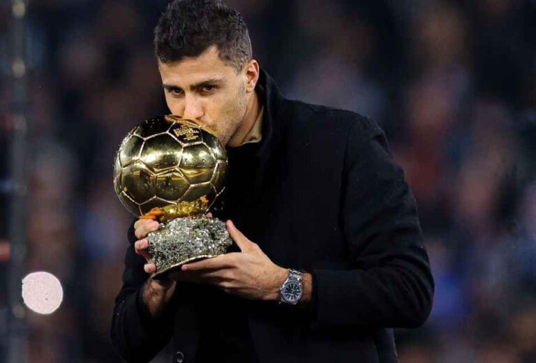 Rodri reacts to cristiano Ronaldo balloon d'Or claim