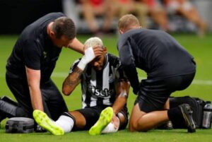 Joelinton injury scared as Newcastle will face Arsenal