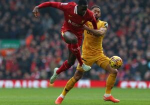 Konate escape red card Liverpool vs wolves