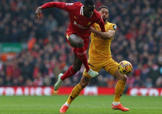 Konate escape red card Liverpool vs wolves