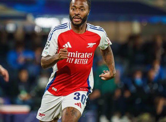 Raheem sterling struggles at Arsenal